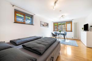 TV a/nebo společenská místnost v ubytování Ferienwohnung Hammer