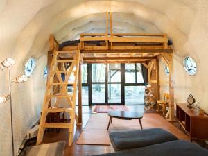 Posezení v ubytování Nagano GLAMPINGBASE enCamp