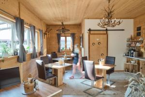 Χώρος καθιστικού στο B&B Margit's Ranch Urlaub am Pferdehof