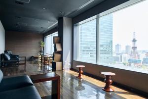 Posezení v ubytování Cross Hotel Sapporo