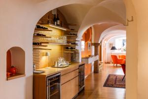 Kuchnia lub aneks kuchenny w obiekcie Boutiquehotel Amadeus