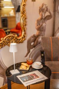 Część wypoczynkowa w obiekcie Boutiquehotel Amadeus