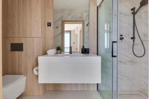 Koupelna v ubytování Apartina Boutique Suites