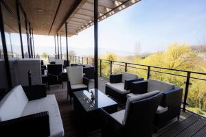 Ein Balkon oder eine Terrasse in der Unterkunft Hotel Antoniushütte