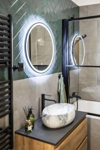 Vannituba majutusasutuses Hop Nest Žatec centrum apartment