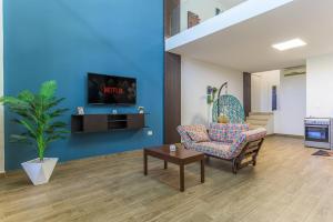 Μια τηλεόραση ή/και κέντρο ψυχαγωγίας στο Vida Guesthouse Batroun
