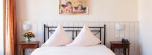 Postel nebo postele na pokoji v ubytování Hotel Goldener Stern