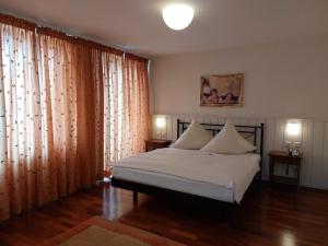 Postel nebo postele na pokoji v ubytování Hotel Goldener Stern