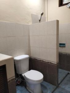 un bagno con un water e un lavandino di Bali Villa coral ad Amed