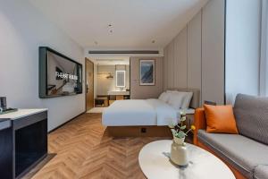 Posezení v ubytování Tingxi Hotel