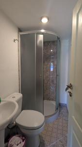Koupelna v ubytování Guesthouse Mevele