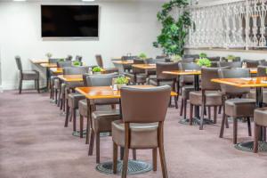 曼彻斯特市中心大不列颠酒店餐厅或其他用餐的地方