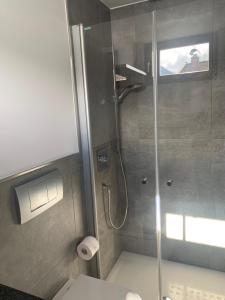 Baðherbergi á Pension Kuntschner