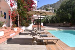 Bazén v ubytování Boutique Hotel Tilos Mare nebo v jeho okolí + 37 fotografií