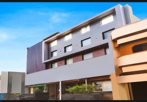 an external view of a building at Hotel heritage plaza in Hisār