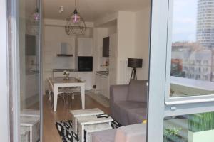TV a/nebo společenská místnost v ubytování Beograd na vodi Lux apartman BW-Octopus