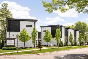 a rendering of the exterior of a building at Hamilton Place Sagewood Building 307 A in Traverse City