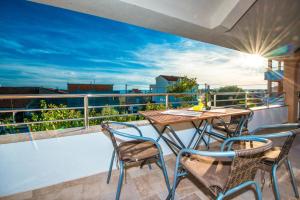 Uma varanda ou terraço em Villa Zdenka