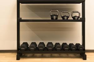 Fitness centrum a/nebo fitness zařízení v ubytování The Key
