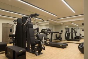 Fitness centrum a/nebo fitness zařízení v ubytování The Key