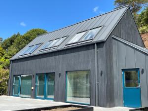 Bygningen som feriehuset ligger i