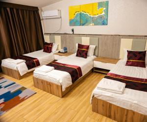 Khovuun hotel客房内的一张或多张床位