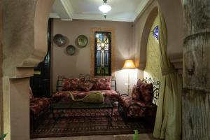 Istumisnurk majutusasutuses Riad Rayhana De L Atlas