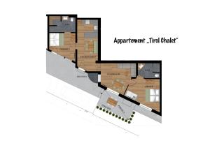 Plán poschodí v ubytovaní Tirol Chalet Brixen