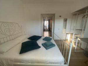Krevet ili kreveti u jedinici u okviru objekta Le Suite del Borgo - Emerald Suite