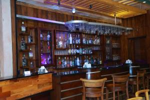 Lounge nebo bar v ubytování Hotel Oleesha + 6 fotografií