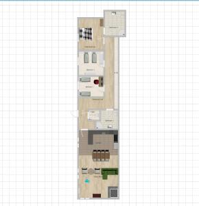 a floor plan of a building with a building at The Byala Escape, Private Villa with Bar & Hot Tub in Byala