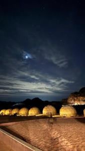 Natuurlandschap vlak bij de luxe tent