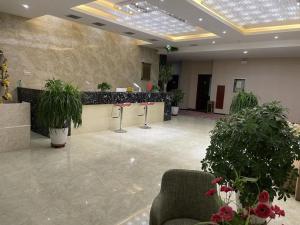 Vstupní hala nebo recepce v ubytování Dunhuang Bokang Hotel