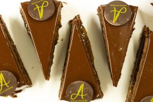 a group of chocolate sticks with the letter x on them at California Pastry Hotel in Cervia +52 photos