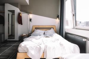 Voodi või voodid majutusasutuse Superbude Hamburg St Georg toas