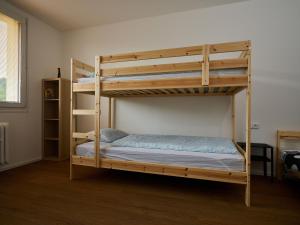 Postel nebo postele na pokoji v ubytování Apartment Forest line by Interhome