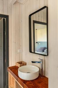 Koupelna v ubytování Carintia Cabins