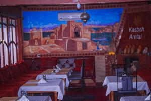 Restaurace v ubytování kasbah amlal