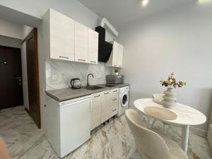 Kuchyň nebo kuchyňský kout v ubytování Panorama Bliss Apartment + 12 fotografií