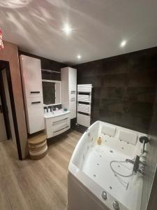 Koupelna v ubytování Luxury apartment