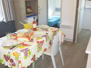 a table with plates of food on top of it at Holiday Home Il Pioppeto by Interhome in Vasto