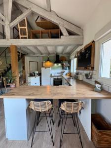 Photo de la galerie de l'établissement Maisonnette avec terrasse et jardin, à Doussard