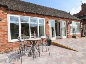 Bygningen som feriehuset ligger i