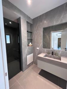 Koupelna v ubytování Escape Suites