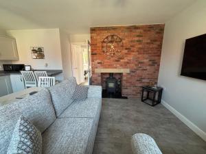 Posezení v ubytování Dans Holiday cottage