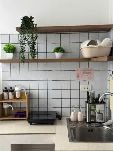 Køkken eller tekøkken på 601 Đình Thôn