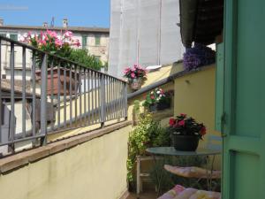 A balcony or terrace at La Casa del Borgo Antico