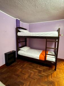 Postel nebo postele na pokoji v ubytování Hostel Tierra de Fuego