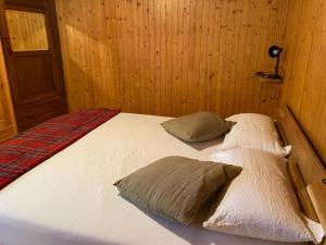 Letto o letti in una camera di Testa Grigia