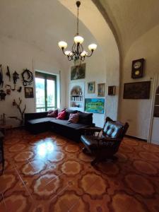 Ruang duduk di Casa Sole Luna